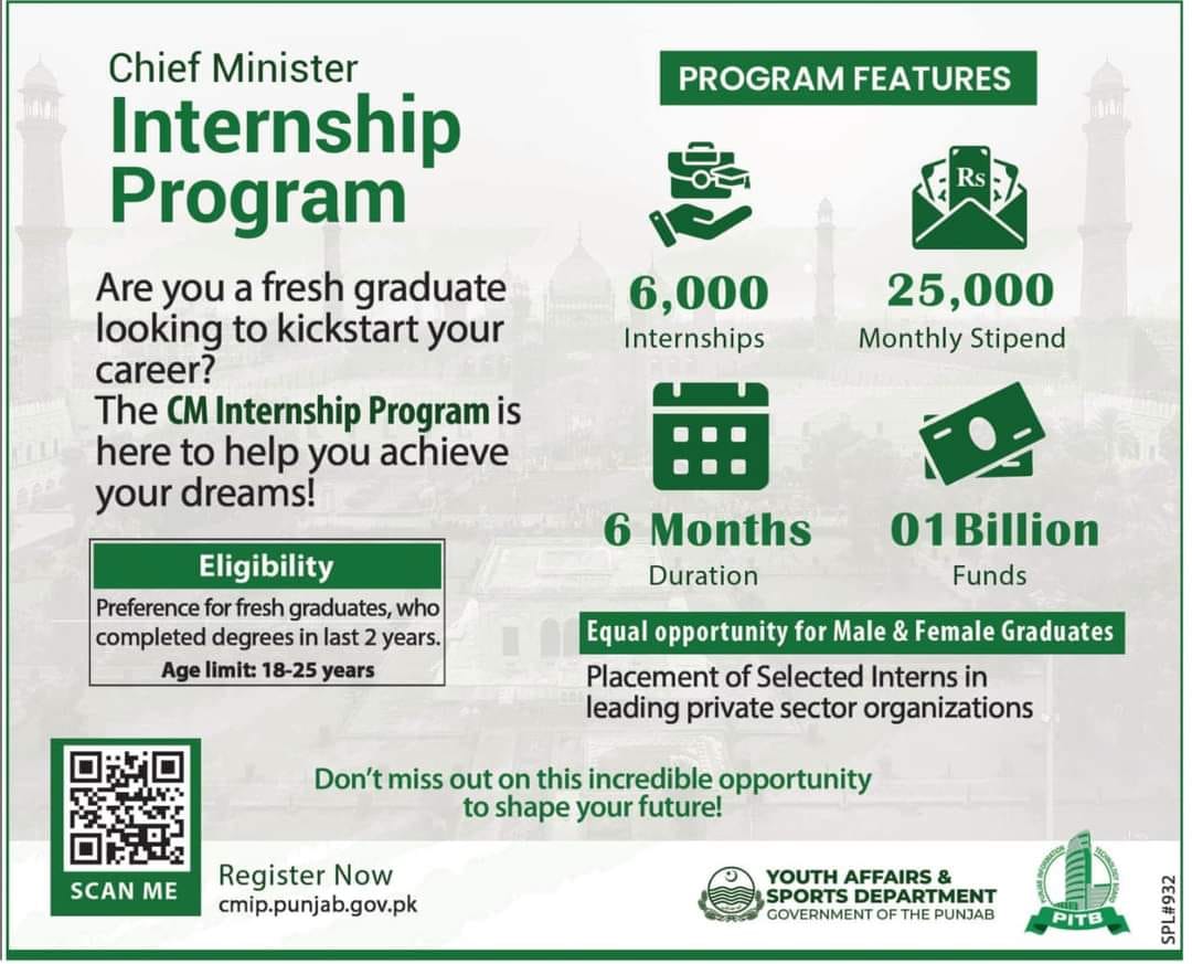Chief Minister Cm Internship Program
