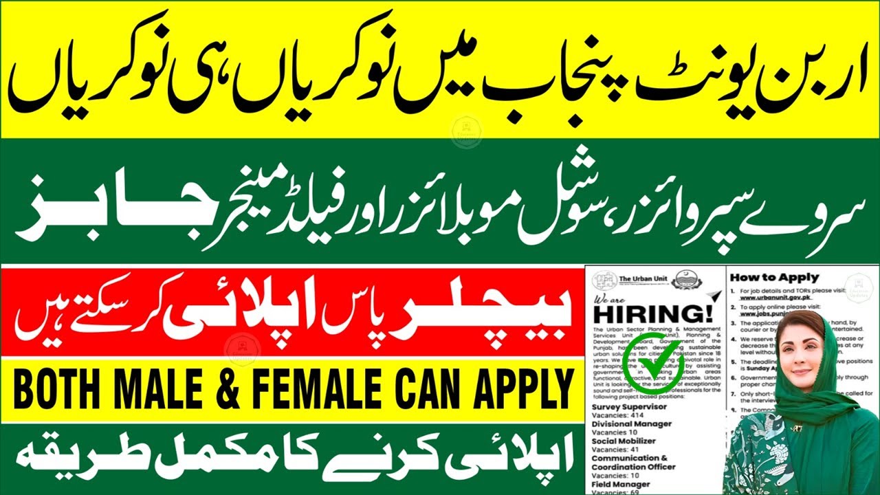 Urban Unit Jobs 2025